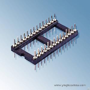 Ic Socket Machined Pin Straight Contact 0111