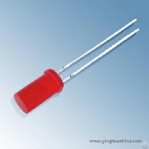 Led 3mm Diffused Flat Top Red