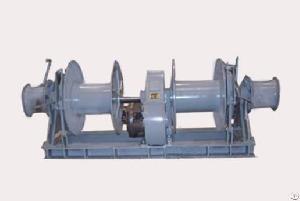 hydraulic drum mooring winches