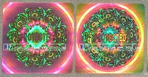 customized hologram sticker printing