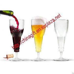 Beer Deaux Longneck Wine Bottle Beer Glass