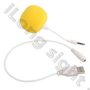 3.5mm Audio Plug Mini Portable Audio Dock Speaker Foriphone, Ipad