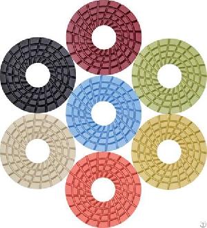 Diamond Floor Glide Pads, 7pcs One Set