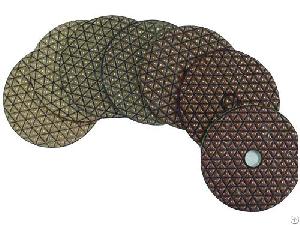 Dmd02 Triangle Shaped Diamond Dry Polishing Pads