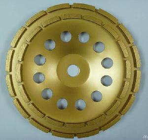 Double Row Cup Wheel For Concrete-segmented Grinding Wheel