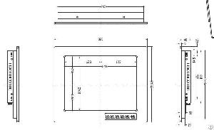 12.1 Inch Ultra Slim Touch Screen Monitor