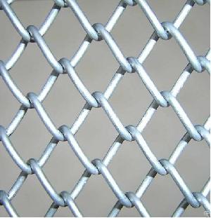 galvanized chain link fence