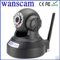 H264 Dual Audio Pan / Tilt Wifi Ip Camera With Sd Card Slot