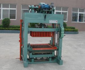 Flat Die Semi Automatic Block Making Machine