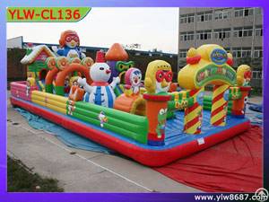 customized playground amusement inflatable equipment bouncer jumping trampo