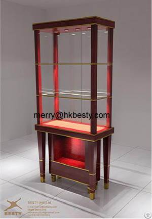 Elegant Jewelry Display Counter Showcase With Led Light