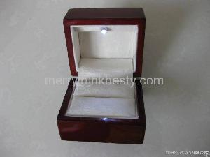 solid wood ring box