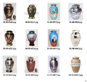 cremation urn brass