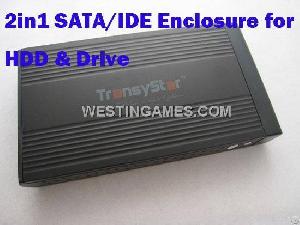 035lsiu transystar 2 1 usb 0 sata ide hdd enclosure 3 5 mobile disk