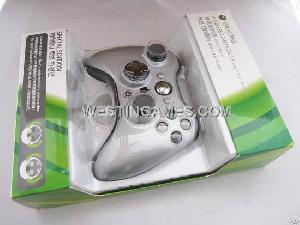 New Special Edition Xbox360 Wireless Controller W / Transforming D-pad Silver Refurbished