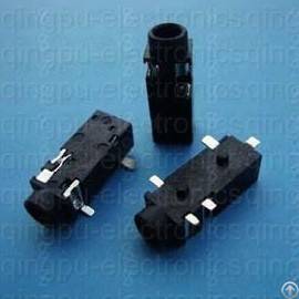 1 / 8 Inch Audio Jack Stereo Connector Surface Mount