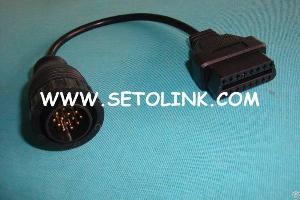 2012 New Product Obd 16pin To Benz 14 Pin Male Cable
