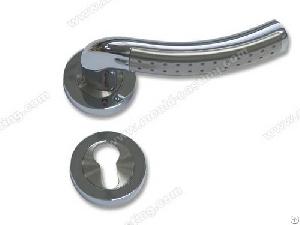 Zinc Alloy Door Lock Handle On Rose