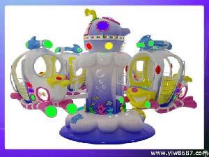 Amusement Kiddie Rides, Amusement Park Equipment, Rotating Kiddie Ride With Coin Operated