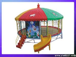 Round Trampoline House, Children Bungee Bed, Amusement Park Equipment