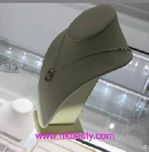 Pu Leather Necklace Display Stand