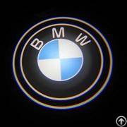 led car logo laser lights bmw