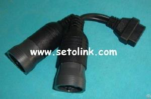 2012 New Y Type 6 Pin Diesel Obdii 16 Pin Cable