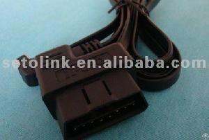 assembled right angle obd 16 pin hdmi cable