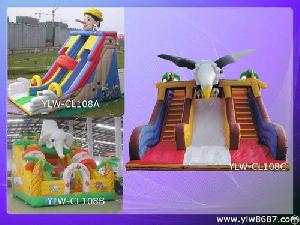 Amusement Cartoon Inflatable Slide