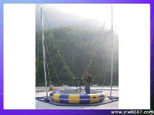 mobile bungee trampoline jumping bed 1 person