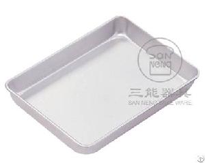 Al Alloy Round Corner Deep Sheet Pan Anodized