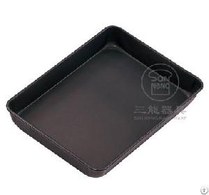 al alloy round corner deep sheet pan non stick