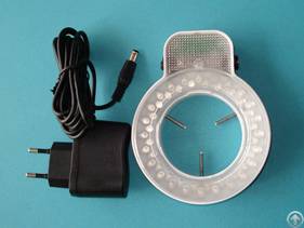 led ring light microscope spare circular illuminator shadow illumination