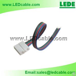 flexible light strip pigtail connector clamp