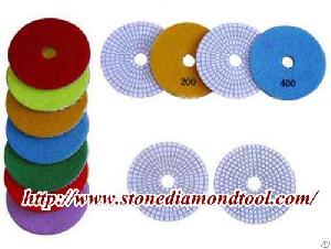 diamond stone polishing pads granite wet polish