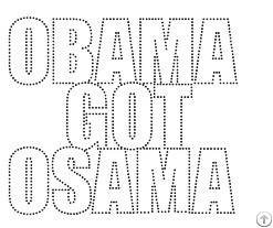 Top Sale Obama Hot Fix Motif Design