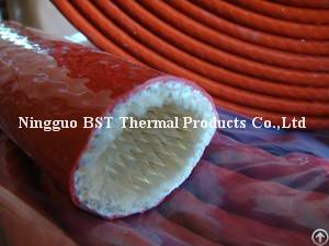 heavy wall silicone coated fiberglass sleeve