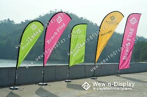 beach banner pole