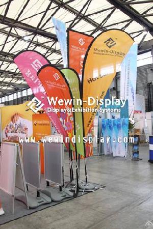 Sell Exhibition Flag With Flag Pole