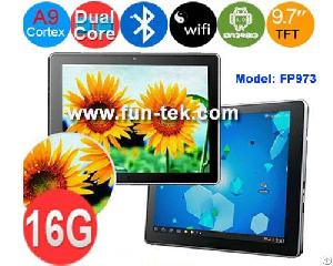 9.7 Ips Capacitive Screen Dual Core Rk3066 Cortex A9 Tablet Pc Ram 1gb Rom 16gb Android 4.0 Hdmi Bt