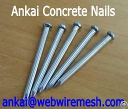 1 2 galvanized concrete nails fluted shank