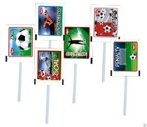 hard candy lollipops football fans fruit flavour confectionery