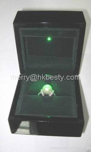 Beautiful Blue Color Led Light Jewelry Boxes In 2012