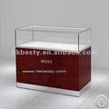 Cherry Red Elegant Jewelry Display Counter With Led Light