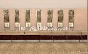 Fancy And Elegant Jewelry Store Wall Kiosk Design With Beautiful Led Light