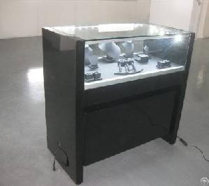 Jewellery Counters In Black Glossy Finish With High Power Led Light