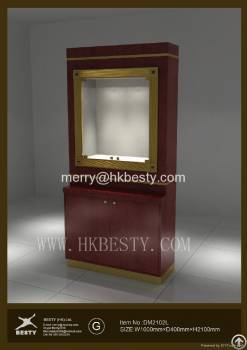 Vitrine Store Wall Cabinet With Cherry Red Color In 2012