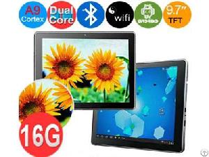 shenzhen 9 7 ips screen rk3066 cortex a9 tablet pc android 4 0 dual camera bluetooth ereader