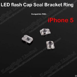 Wholesale For Iphone 5 Led Flashlight Cap Seal Bracket Ring