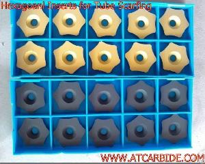 Hexagonal Inserts For Tube Scarfing